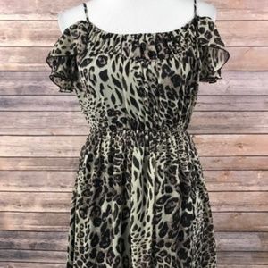 Adorable ruffle sleeve mini dress!